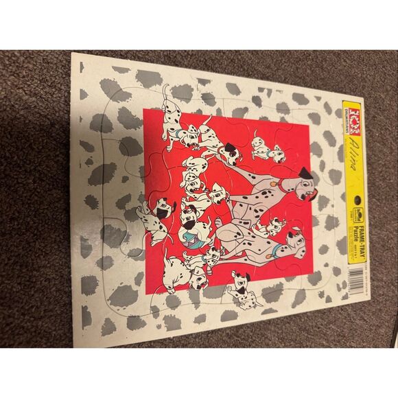 Walt Disney 101 Dalmatians frame tray vintage puzzle golden - Picture 2 of 7